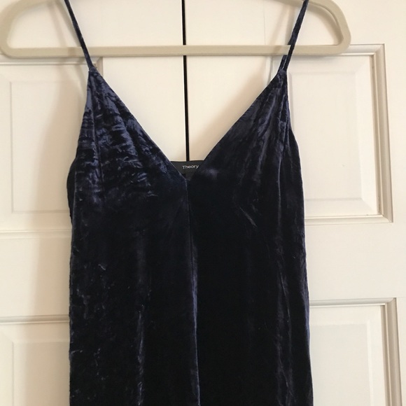 Deep Navy Draped Dress - Picture 3 of 6
